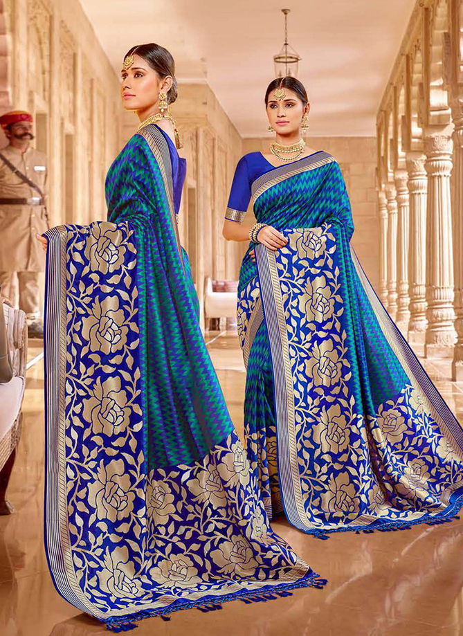 B FINE LUXURY HANDLOOM Latest Fancy Designer Party And Wedding Wear Stylish Heavy Silk Saree Collection